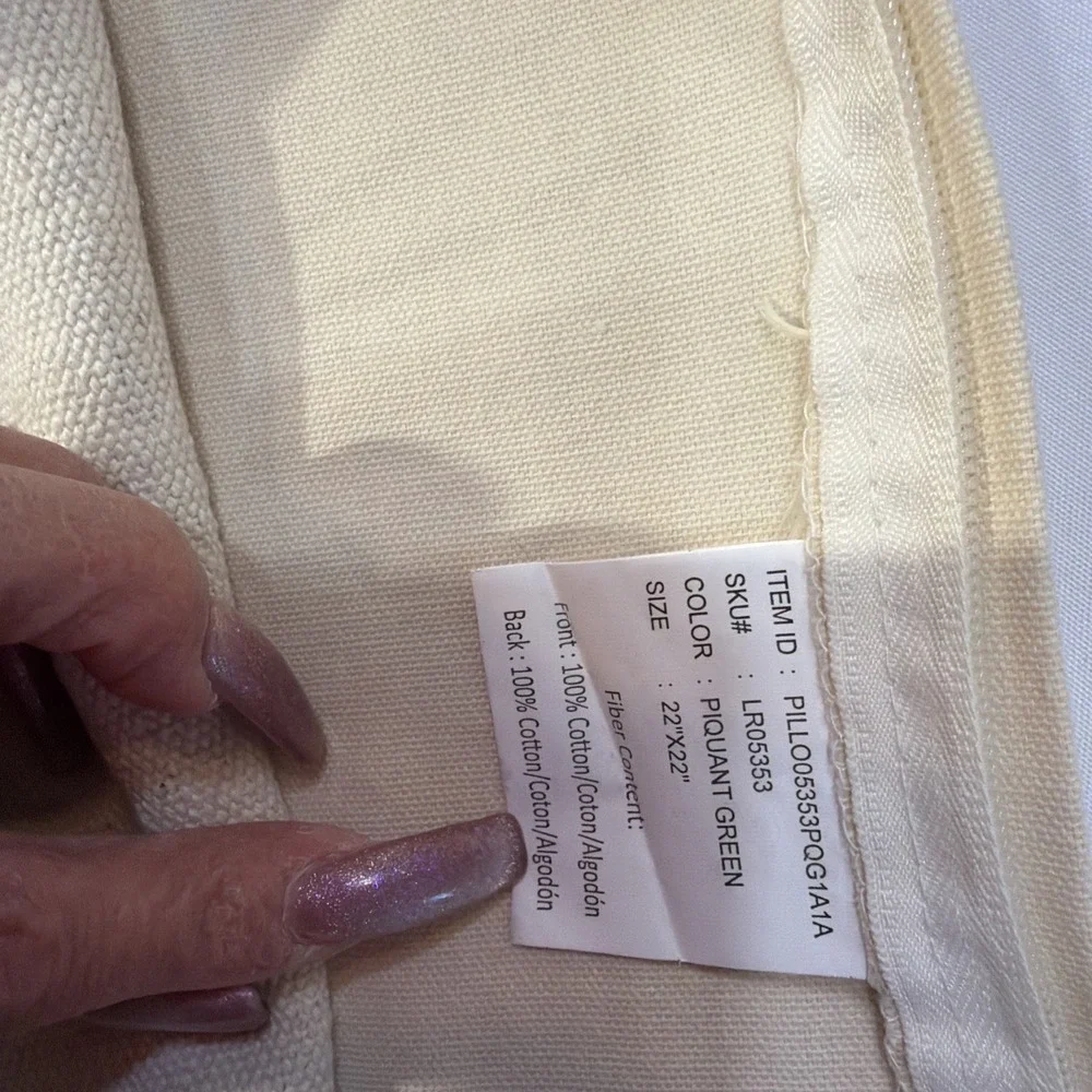 POTTERY BARN PAOLO STRIPE LINEN PILLOW Cover 22x22‎ 521